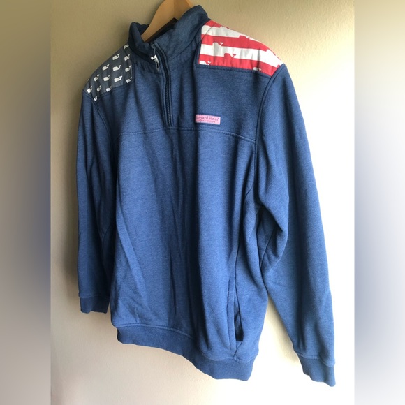 Vinyard Vines Men’s Half Zip Jacket Long Sleeve Sweater Size M - Picture 3 of 13